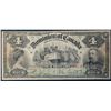 1902 $4 DC-17a #006126 PMG Choice Fine-15.  A nice example of this rare variety. Nice eye appeal and