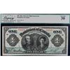 1911 $1 DC-18a  #586351 Series "A" Legacy Currency Grading Choice Very Fine-30
