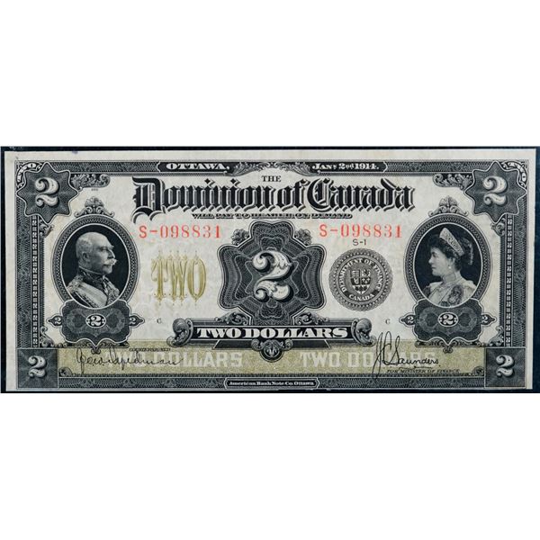 1914 $2 DC-22e #S-098831 BCS Choice Very Fine-35 with issues.