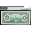 Image 3 : 1917 $1 DC-23c B-867646A PMG Choice Uncirculated-64.  Great eye appeal with vibrant colours.  A brig