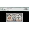 Image 1 : 1923 25¢ "Shinplaster" DC-24c Legacy Currency Grading Choice About Uncirculated-53PPQ.  A bright exa