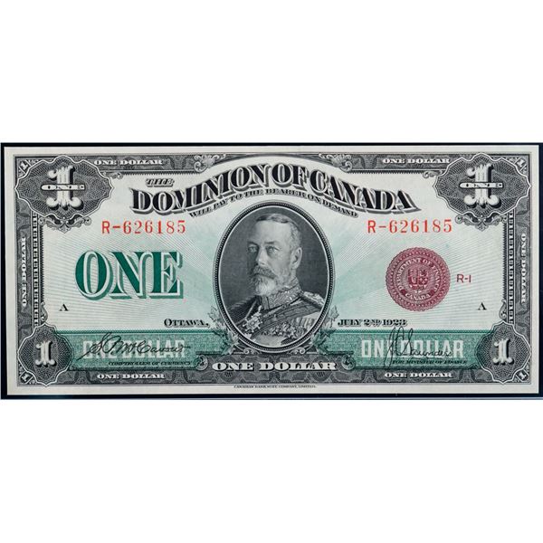 1923 $1 DC-25e #R-626185 Legacy Choice About Uncirculated-58.