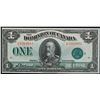 Image 1 : 1923 $1 DC-25j C3363087 "Green Seal" CCCS Choice Uncirculated-63.  This is a bright, clean and attra