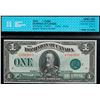 Image 2 : 1923 $1 DC-25j C3363087 "Green Seal" CCCS Choice Uncirculated-63.  This is a bright, clean and attra