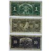 Image 2 : 1937 $1 BC-21a, $10 BC-24a, $20 BC-25a, All 3 notes Osborne-Towers