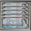 1954  $5 BC-39a-i #X/C7678661-8665 All Uncirculated or better.  Lot of 5 notes.