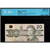 Image 1 : 1991 $20 BC-58b EVE0367911-925 ¨No BPN¨ Lot of 15 consecutive notes, all CCCS Choice Uncirculated-64