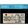 Image 2 : 1991 $20 BC-58b EVE0367911-925 ¨No BPN¨ Lot of 15 consecutive notes, all CCCS Choice Uncirculated-64
