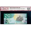 Image 1 : Radar; 2004 $20 BC-64a-i 2 Digit Radar #EZT8882888 BCS Choice Uncirculated-63.