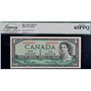 Image 1 : Serial #1 - Low Number; 1954 $1 BC-37b-i P/M0000001 Legacy Currency Grading Gem Uncirculated-65PPQ. 