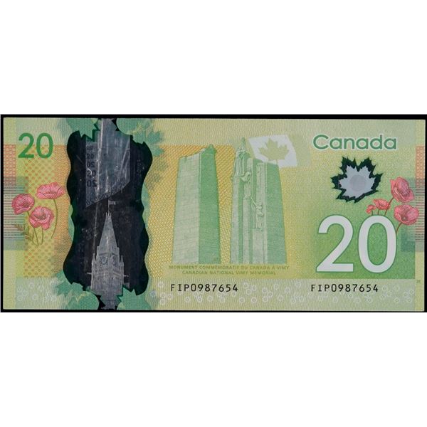 Ladder; 2012 $20 BC-71a-i Legacy Currency Grading Choice Very Fine-30PPQ FIP0987654 "Down Ladder" Se