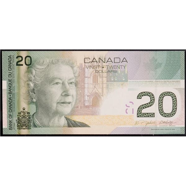 Error; 2004 $20 BC-64a ALR3368065 PMG Superb Gem Uncirculated-66EPQ "Missing Security Strip"