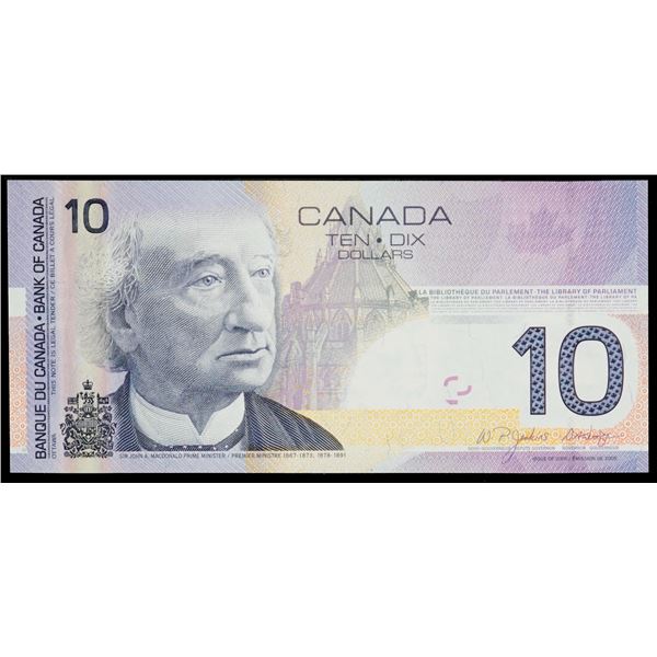 Error; 2005 $10 BC-68a BTC5651656 PMG Superb Gem Uncirculated-67EPQ "Missing Security Strip"