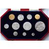 Image 1 : Great Britain 1902 11-Coin Specimen Set Including Gold In Original Case