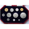 Image 2 : Great Britain 1902 11-Coin Specimen Set Including Gold In Original Case