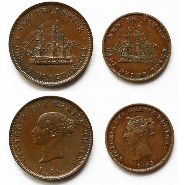 NB-1A1 (Marelic NBT-17) Breton 910, &  NB-2B2 (Marelic NBT-66).  Lot of 2 tokens both Rarity 2.