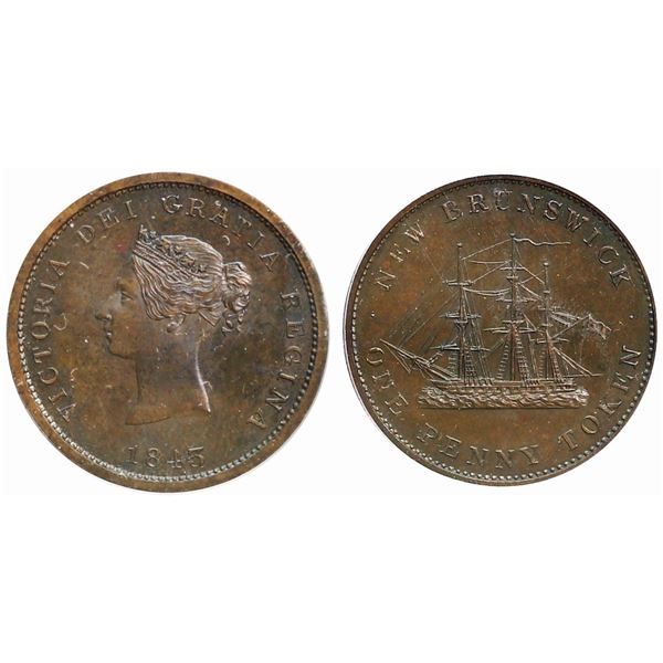 NB-2A, Breton 909, Marelic NBT29.  PCGS PR63BN.  Rarity 9.