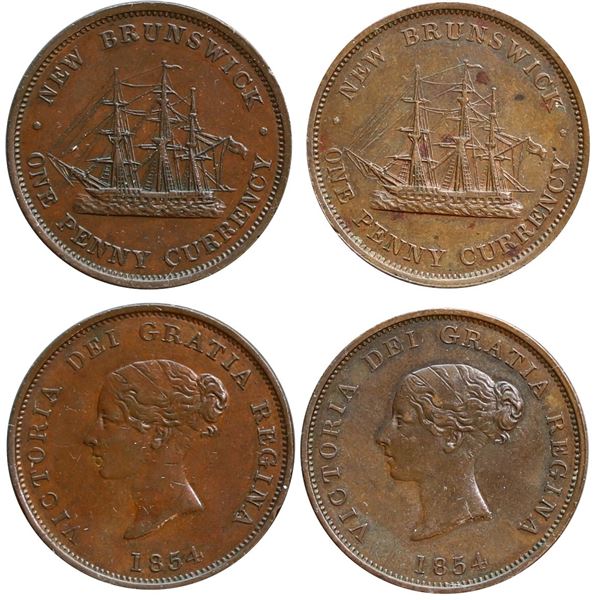 NB-2B1, Breton 911, Marelic NBT59 & 62.  Lot of 2 tokens EF or better  Rarity 2.