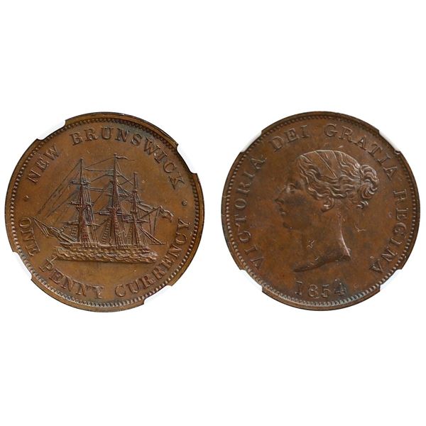 NB-2B1, Breton 911, Marelic NBT60, NGC MS63BN.  Rarity 7.