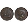 NB-2B1 (Marelic NBT-60), Breton 911 - 1854 Penny Token.  Obv-59 & Rev similar to NBT-59. Designated 