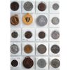Image 4 : Tokens & Medal Lot; Large group of 100 various pieces.  An interesting lot.