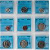 Image 1 : USA; Group of 9 US coins, all CCCS graded.  A nice assortment.