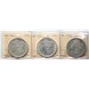 USA 1885-S $1, 1897, 1901-O VF20 to AU58.  Lot of 3 ICCS coins.