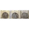 USA; 1890 $1, 1890, and 1902-O, All 3 coins ICCS AU50.