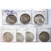 USA; 1890 $1,1890, 1896, 1898, 1898-O, 1897, and 1897-S, All 7 coins UNC or better.