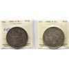 USA; 1892-O $1, 1934-D, both ICCS VF20.
