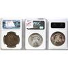 Image 2 : USA; 1894-O $1 NGC VF35, 1881-S NGC MS63, and 1883-O ANACS MS62, lot of 3 coins graded.