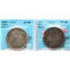 Image 1 : USA; 1899-O $1, 1921, both CCCS EF40.