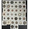 Image 1 : World Coin Lot; includes 37 coins from various countries.  Grades vary.  A nice lot.