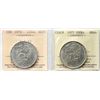 Image 1 : Czech; 1974 100Kc, 1977 KM#82 Both coins ICCS MS64 & MS65.
