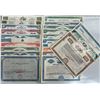 Image 1 : Stocks & Bonds;  Lot of 50 various North American issues.