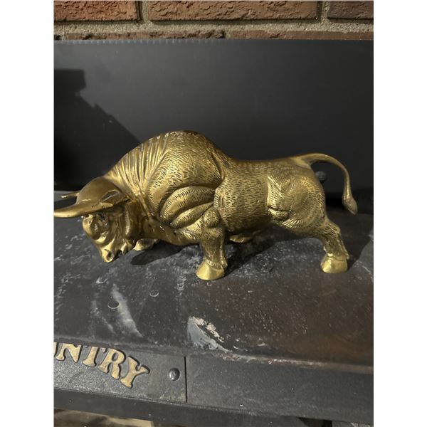 Brass bull