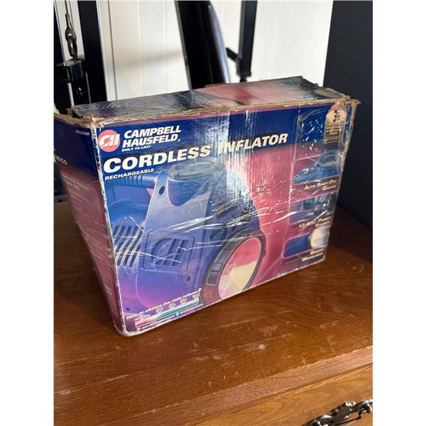 Cordless inflator