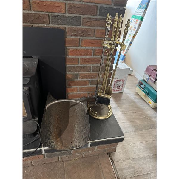 Companion set and log holder