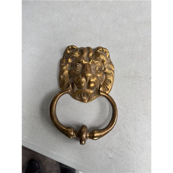 Brass door knocker