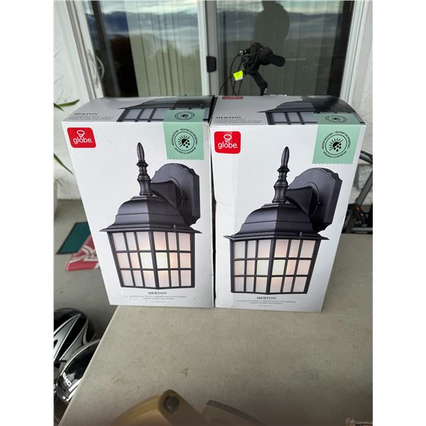 Two new outdoor lights