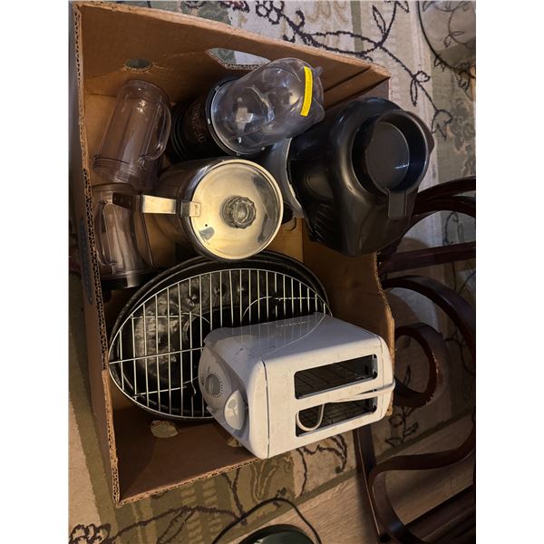 Magic bullet, popcorn, maker, coffee, percolator, roaster, toaster, etc.