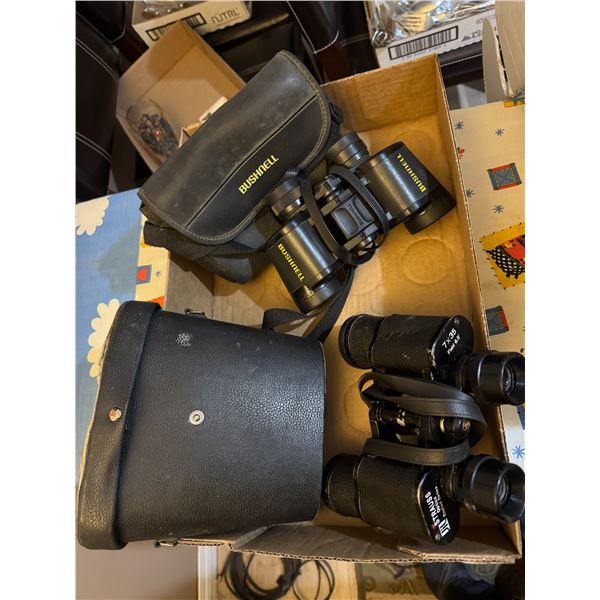 Bushnell and Strauss binoculars