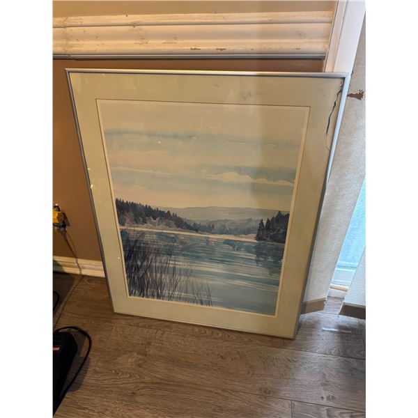 Artwork glass cracked