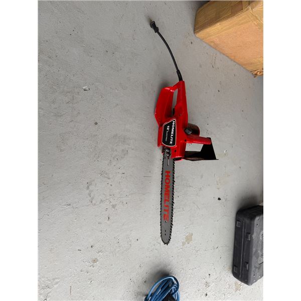 Home lite 12 inch electric chainsaw