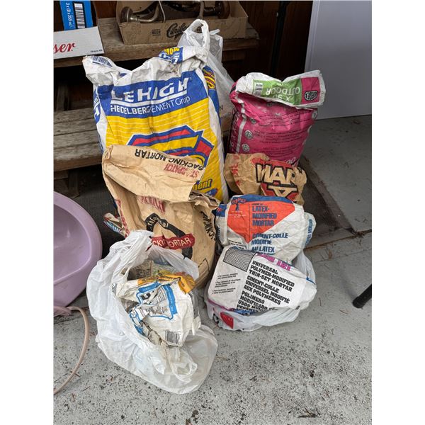 Cement and Motar, etc.