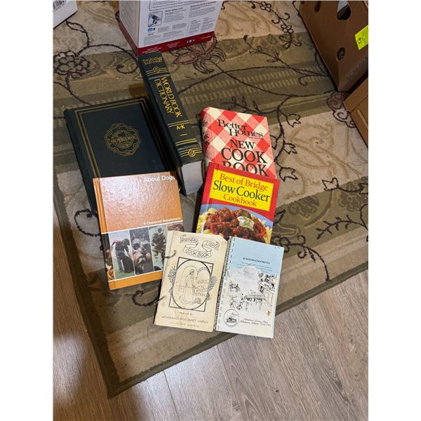 Cookbooks and dictionary