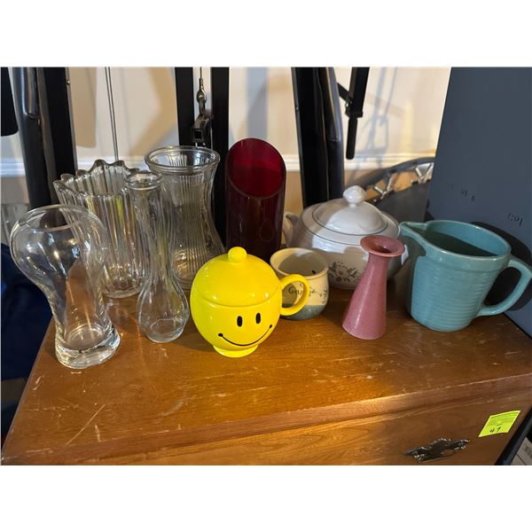 Vases and other items