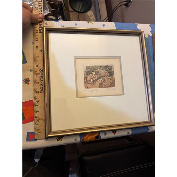 Francine Gravel etching Andaloyse E.A. 11/111