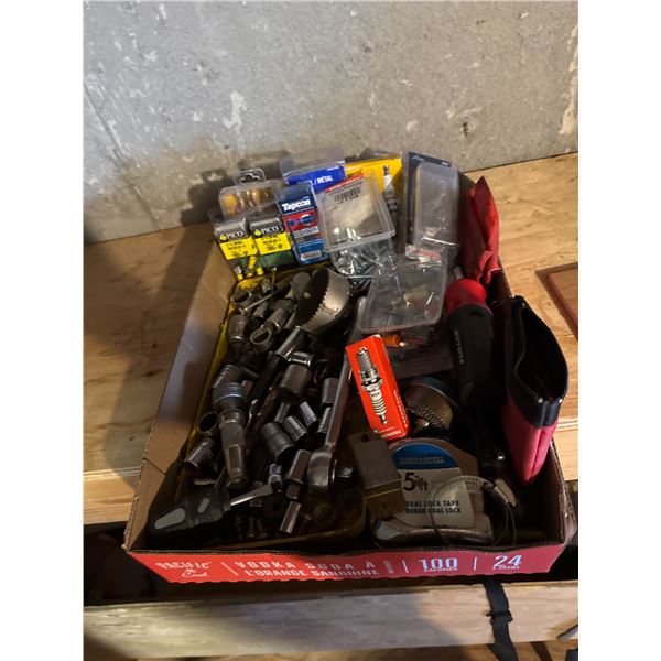 Hole saws , sockets, etc.