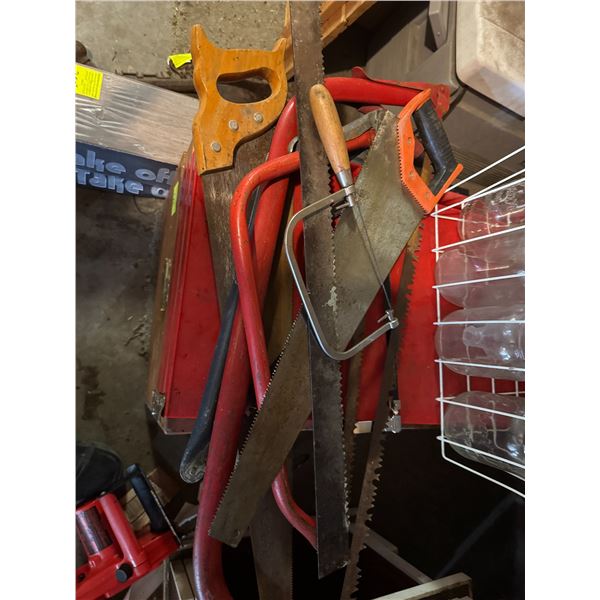 Assorted saws